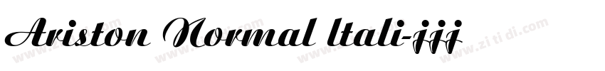 Ariston Normal ltali字体转换